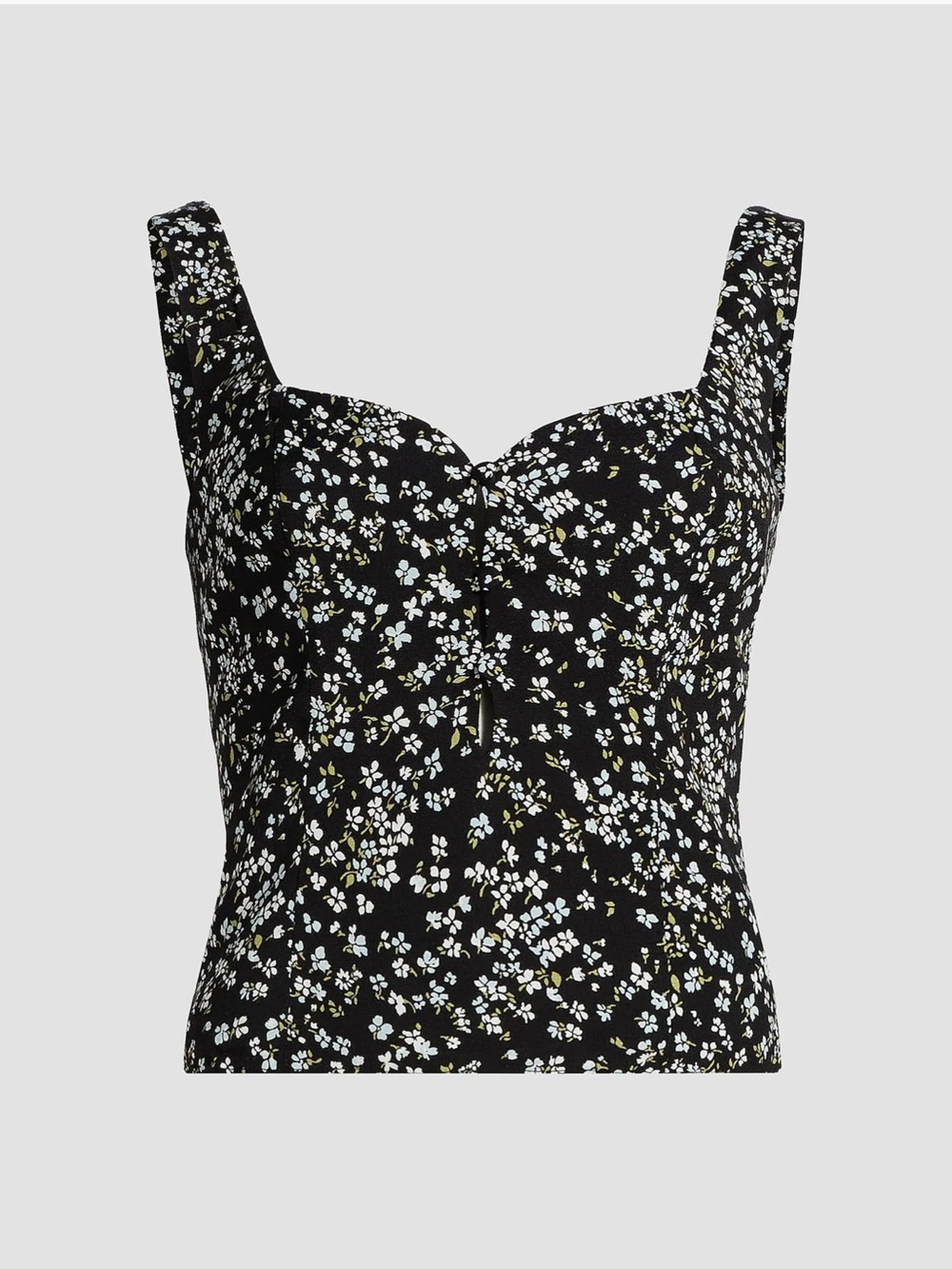 Reformation Floral Crepe Top